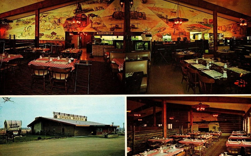 Pine House Kitchen & Bar (Chuck Wagon) - Vintage Postcard (newer photo)